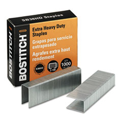 B380HD Staples, F/Xtreme Duty Stapler, 100/Strip,1000/BX