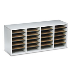 Adjust Organizer,39-1/4"x11-3/4"x16-3/8,24 Compartment,Gray