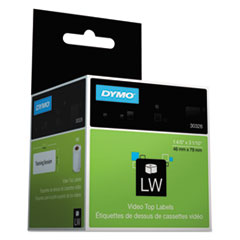 Video Spine Labels, 3-1/10"x1-4/5", 150/BX, White