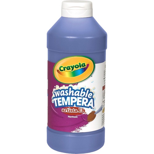 All-Purpose Artista Tempera Paint, Nontoxic, 16 Oz, Blue