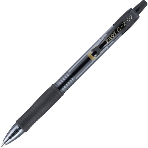 Gel Pen,Retractable/Refillable,Fine Point,Black Ink