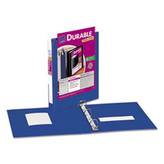 View Binder,EZ-Turn Ring,w/ Four Pockets,1" Cap.,Blue