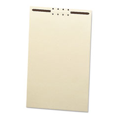 File Backs With Fastener, Legal, 100/BX, Manila