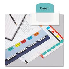 Laser Tabs Refill Sheets, 100 Tabs,1-1/8"x1-1/4", Assorted