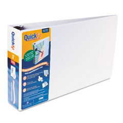 Ledger Binder, D-Ring, 3" Capacity, 11"x17" Sht Size,White