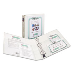 Slant Ring View Binder, 1-1/2" Capacity, 11"x8-1/2", White