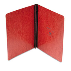 Report Cover,Pressboard,Prong Clip,Letter,3" Cap,Red