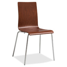 Bosk Wood Stack Chair, 19-1/2"x18"x33-1/2", 2/CT, Espresso