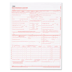 Laser Printer Claim Forms,CMS-1500,1-Part,9-1/2"x11",500/PK