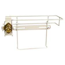 Locking Wall Bracket, 5 Qt., Coated Metal