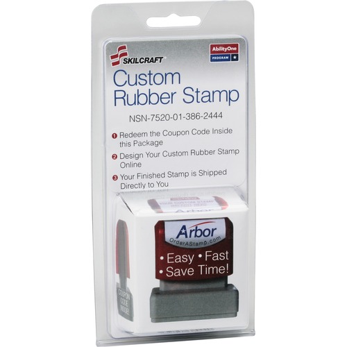 Custom Stamp Order Kit, 50000 Impressions, Assorted Ink