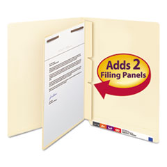 Self-Adhesive Dividers,w/Fastener,Letter,100/BX,Manila