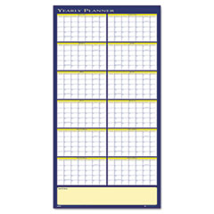 Laminated Yearly Wall Cal,Vert/Horz,12 Mths Jan/Dec,60"x26"