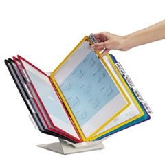 Display System,10-Panel,Letter,Desk/Wall Mount,Asst. Panels