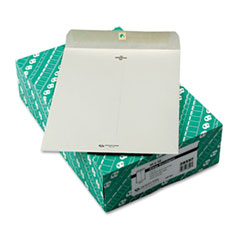 Gummed Clasp Envelope, 28Lb, 10"x13", 100/BX, Gray