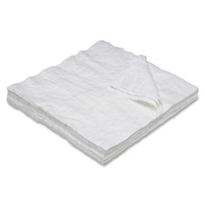Cleaning Towel, Med-Duty, 4-Ply, 13-1/2"x13-1/2", White