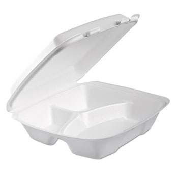 Insulated to accommodate both hot and cold foods. Non-absorbent. Stackable.