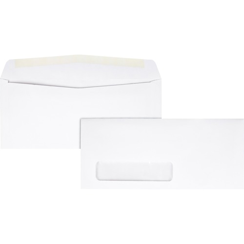Window Envelope, V-Flap, No 10, 4-1/8"x9-1/2", 500/BX, WE