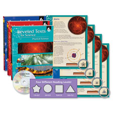 Leveled Texts Set, w/CD, Science, GR 4-12, 3 BK/ST