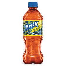 Brisk Iced Tea, Plastic, 20oz., 24/CT, Blue/Yellow