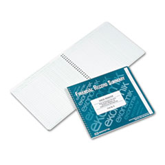 Check Registry,8-3/4"x10",1000 Entries,Green Ink/White Paper