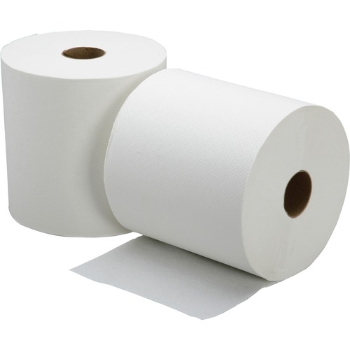 Paper Towel, Embossed, No Perforation, 800', White