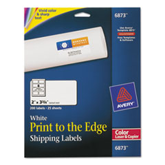 Laser Labels,Matte,Mailing,2"x3-3/4",200/PK,WE