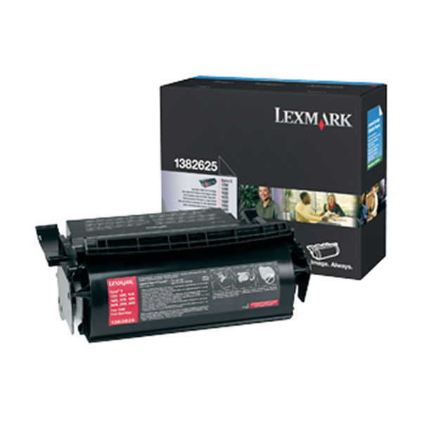 Genuine OEM Lexmark 1382625 High Yield Black Toner Cartridge