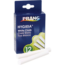Prang Chalk Sticks, 95% Calcium Carbonate, 3-1/4"x3/8", WE