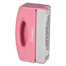 Pocket Stamp, 1-4 Lines, 22 Characters, 1/2"x2", Pink