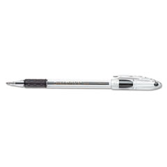 Ballpoint Pen, Medium Point, Black Ink/Clear Barrel