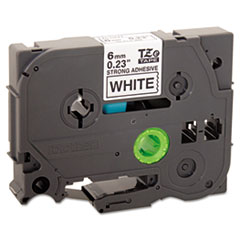 Industrial Tape, Laminated, 1/4" Size, Black On White