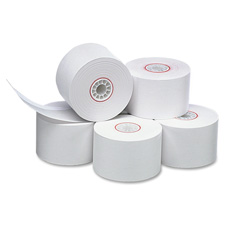 Paper Rolls, Single Ply, Bond, 44mmX155', 10/PK, WE