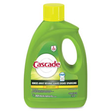 Dishwasher Gel Detergent, 120 oz, 4/CT, Lemon Scent