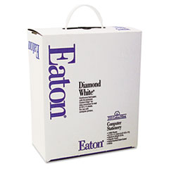 Continuous Feed Paper,20lb.,Plain,91 Bright,1000/BX ,White