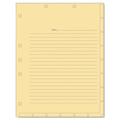 Index Divider Sheers,f/Medical Charts,8-1/2"x11",400/BX,MLA