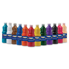 Tempera Paint, Ready to Use, Nontoxic, 16 oz., Brown