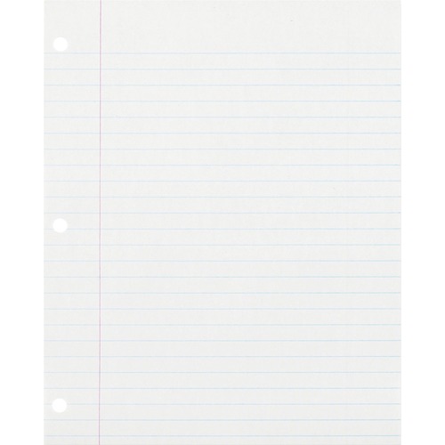 Filler Paper,College Ruled,3 Hole Punch,8-1/2"x11",150 Sh/PK