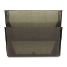 Wall File, 13"x4-1/8"x11", Letter, 2/BX, Black