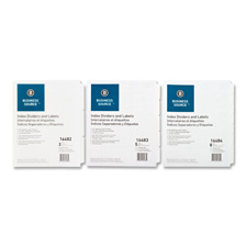 DIVIDERS,INDEX,PUNCHED,3TAB