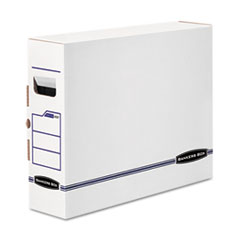 X-Ray Storage Boxes, 5"x18-3/4"x14-7/8", 6/CT, White/Blue
