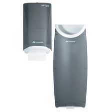 Touchless Door Tissue System, Dispnsr/Receptacle, Smoke