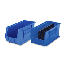 Bins, Unbreakable/Waterproof, 8-1/4"x14-3/4"x7" Blue