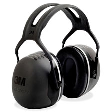 Earmuff Headband, Peltor X5, 31dB NRR, 10/CT, Black