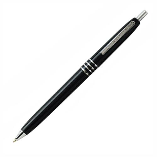 U.S. Ballpoint Pen, Refillable, Fine Point, 12/Box, Black