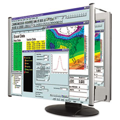 Magnifier, LCD, Adjustable Mag. Level, Fits 17", Aluminum