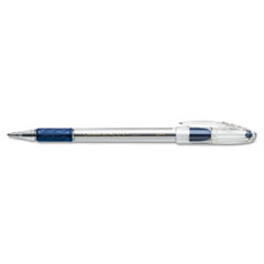 Ballpoint Pen, Medium Point, Blue Ink/Clear Barrel