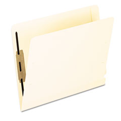 Laminated Spine Folders, 2 Fasteners, Letter, 50/BX, Manila