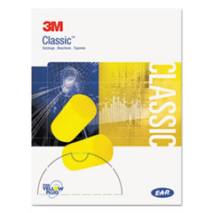 Classic Earplugs, Uncorded, Small, 200/BX, Yellow