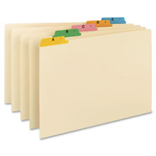 GUIDE,VNYL TAB,A-Z,25,LGL